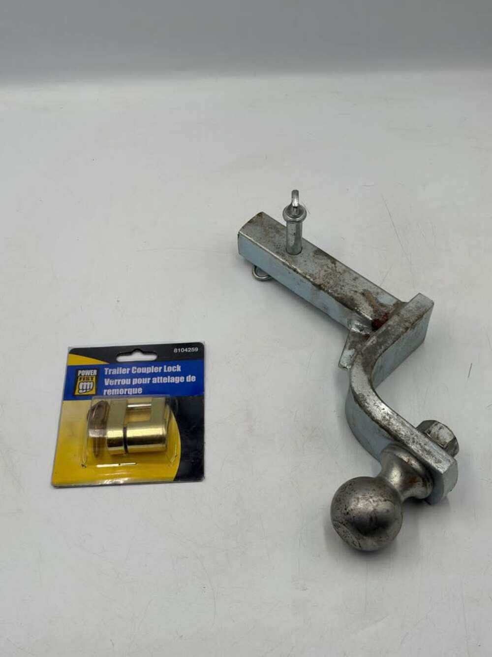 Power Fist Trailer Coupler Lock and 2000lb Ball Mount